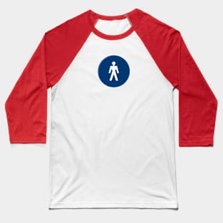 Manly Man Man...restroom Baseball T-Shirt